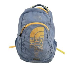 The North Face Haystack Backpack Light Blue Yellow NF00CHJ2 Travel Outdoor Sport
